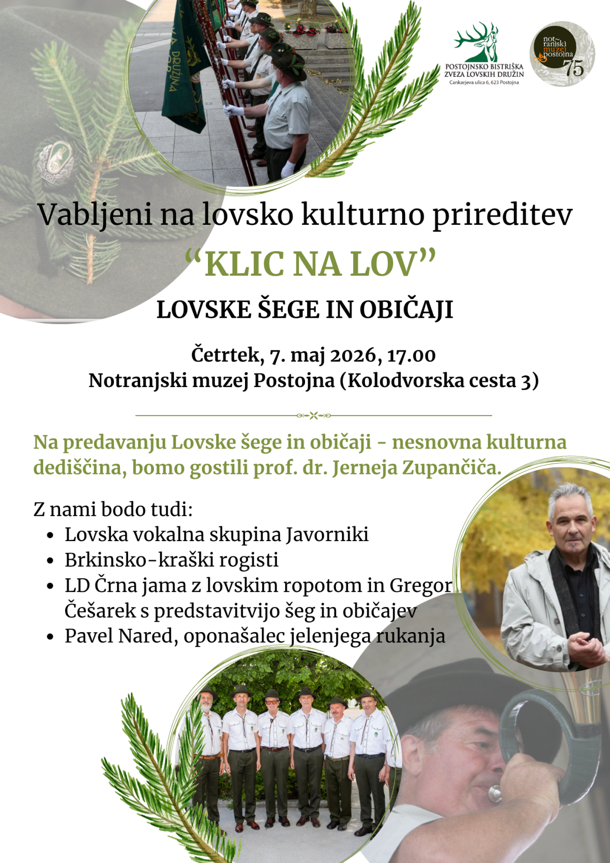 Lovski dogodek plakat